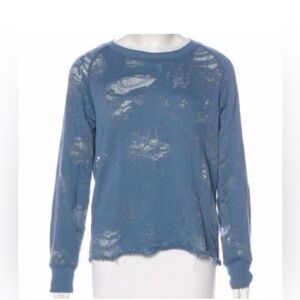 IRO Jeans Fun Unique Distressed Sweater! Size Small